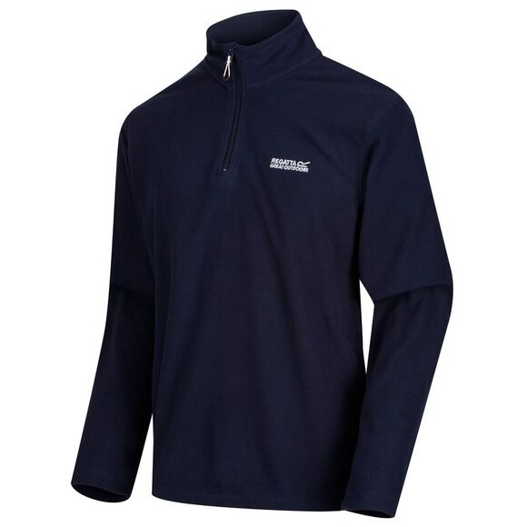 Regatta Great Outdoors Mens Thompson Half Zip Fleece Top / Navy - Picture 3 of 5